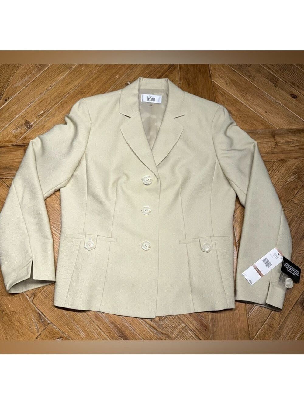 Le Suit women’s blazer/suit jacket - size 12 - NWT - French Riviera Beach‎ Sand